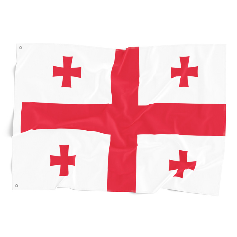 Suíça, Competição Da Geórgia, Bandeiras Coloridas E Espessas
